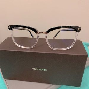 Awesome TOM FORD black and clear glasses